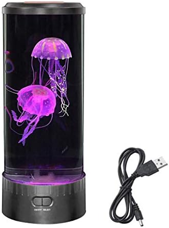 Amter Jellyfish Lamp, Led Desktop Simulation Jellyfish Lamp Usb Colorful Led Color Home Atmosphere Night Light,RGB