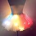 SHINYOU Women Tutu Skirt,Smart LED Light Up Ballet Skirt,Festival Rave Wear,Party Costumes Short White+Color (Waist:27~41in)¡­