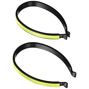 Silverline 521812 Reflective Hi-Vis Cycling Trouser Clips Pair