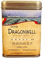 Dragonwell （龙井, Long Jing） Green Tea Leaf, Grade AA, 特级明前龙井， Year 2019 Crop, Net Weight 4 oz (113 g)