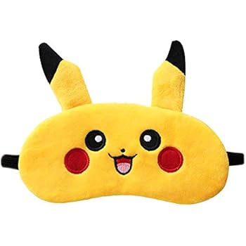 Cute Pikachu Sleep Mask Comfortable & Soft Eye Cover Sleep