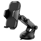 Mpow Car Phone Mount, Universal Long Arm Car Holder, Dashboard Windshield Mobile Phone Cradle for iPhone X/8/7/7Plus/6s/6Plus/5S, Galaxy S5/S6/S7/S8, Google, Huawei and More