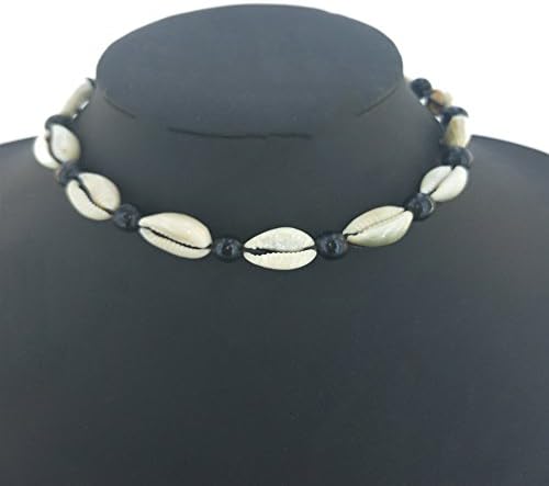 Natural Shell Choker Vintage Velvet Rope Beads Natural Simple Shell Necklace