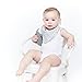 Baby Bandana Drool Bibs with Snaps, Organic Super Absorbent Cotton Drooling & Teething Bib Set of 4 by Matimati (Ants&Houses)