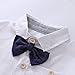 Baby Boys Gentleman Outfits Suits, Infant Short Sleeve Shirt+Bib Pants+Bow Tie Overalls Clothes Set White