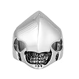 Mens Stainless Steel H.R. Giger Alien Skull Ring (11)