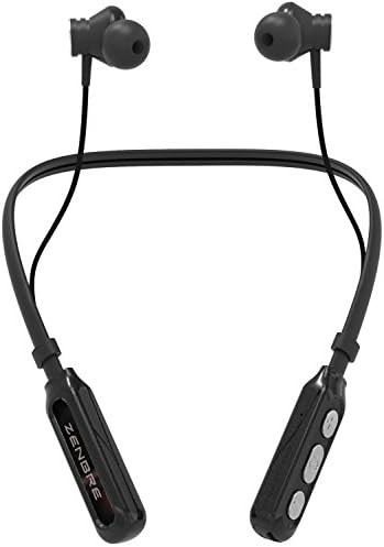Bluetooth Headphones, ZENBRE E5 Bluetooth 4.1 Stereo In-Ear Earbuds, Wireless Headset A-alloy Housing with Magnet Attractionand Secure Ear Hooks,Sweatproof Noise Isolating with Enhanced Bass(Black)