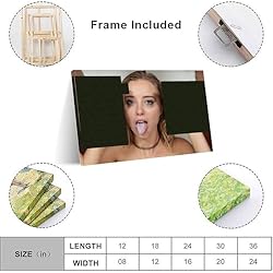 Sexy Model Haley Reed Body Portrait Poster 4 Canvas