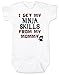 Vulgar Baby Bodysuit, Mommy Ninja Skills