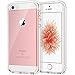 JETech Case for Apple iPhone SE 5S 5, Shock-Absorption Bumper Cover, Anti-Scratch Clear Back, Crystal Clear primary