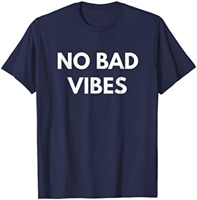 Mens No Bad Vibes t-shirt 2XL Navy