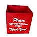 Alexi Ricci Disposable Shoe Cover Box for Realtors Red Bootie Box primary