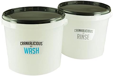 Crankalicious Cycle Care - Crankalicious Bucket - plastic handled water bucket for use in intial stages of bicycle detailing
