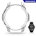 JZK Case for Galaxy Watch 46mm Gear S3 Screen Protector,Shatter-Resistant Protective Shell TPU Cover Case for Gear S3 Frontier/Classical and Galaxy Watch 46mm Accessories,5 Pack
