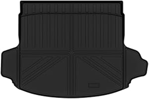 WGGDRAQQ Cargo Liners Fits Honda CR-V CRV 2017-2022 Rear Trunk Floor Mats 3D Boot Tray All-Weather TPE Black