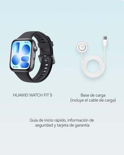 Watch FIT 5 Smartwatch, GPS, 1,82″ Pantalla AMOLED, 2500 Nits, Negro