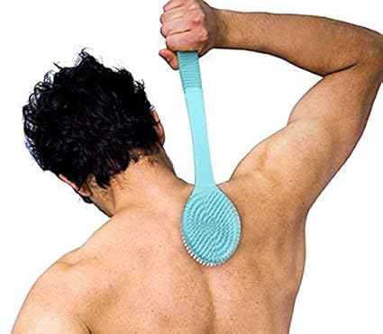 Fully Bathing Loofah Bath Accessories, Body Brush For Men And Women, 20 Grams, Multicolor, Pack Of 1 Red