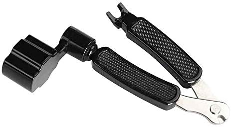 Professional Guitar String Peg Winder and Cutter - Bridge Pin Puller Remover Guitar Repair Tool Multifunctional 3 In 1 for Acoustic Guitar, Banjo, Mandolin, Ukulele Stringed Instruments