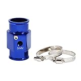 Water Temp Temperature Joint Pipe Sensor Gauge Radiator Hose Adapter 36mm Blue