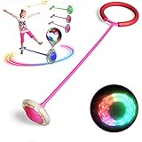 Sports Ankle Skip Ball, Flashing Jumping Ball for Boys Girls Fitness Toy - Christmas Day Gift 5 Colors