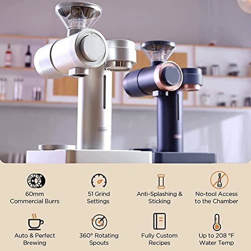 Gevi 15 Bar Pump Espresso Coffee Machine with Gevi 4in1 Smart Pour