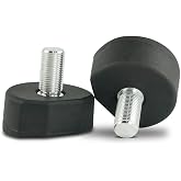 Bont GoStop Roller Derby Toe Stops, Imperial Thread, Pair | Large angled rubber heads with aluminum stems; high-rebound, non-marking compound