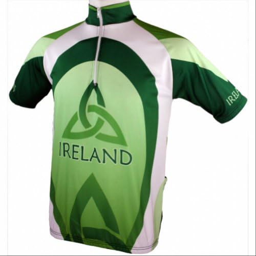 Men's Irish Cycling Jersey, Small, Green