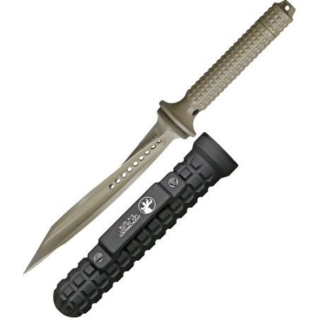 Micro Tech MCT1051TA Knives Fixed Knife Tan Finish Jagdkommando Tan 12 5/8" Over