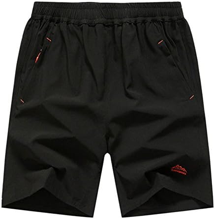 Soulandy Men Elastic Waist Shorts Men Summer Light Casual Beach Boardshorts Gasp Casual Shorts Black Red Brand 8XL