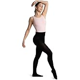 Capezio Ultra Soft Transition Tight with Back Seam, Black, L/XL