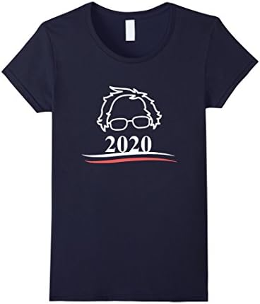Women's Bernie Sanders 2020 President T Shirt Large Navy
