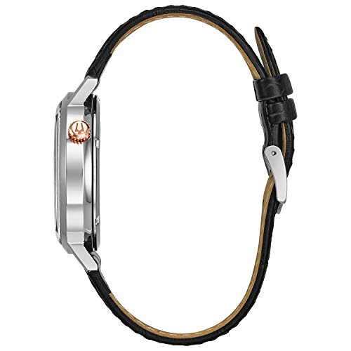 Bulova Men's Classic Aerojet 3Hand Automatic Leather Strap Watch, Open