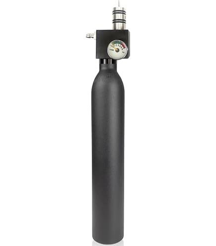 Bouteille Air CO2 Aluminium 4500 PSI Anti-explosion - Pour PCP, Paintball, Plongée, Neuve