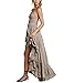 CA Mode Women's Halter Bridesmaid Evening Formal Gown Prom Maxi Long Dress