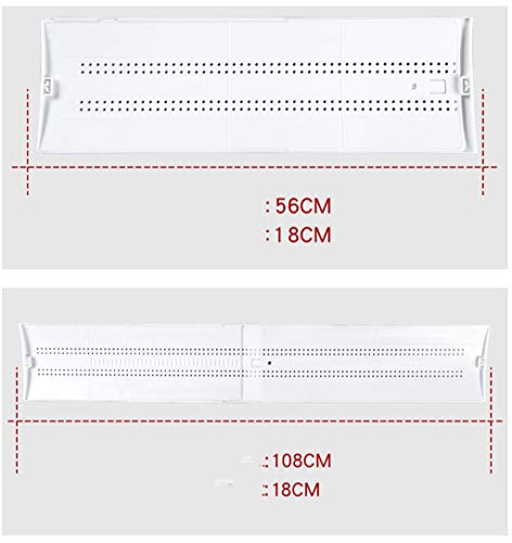 Air Conditioning Windshield, Fheaven Foldable Air Conditioner Deflector Confinement Air Deflector Outlet Air Wing Air Cooled Anti Blast Baffle Wind Direction Telescopic Windshield for Home - Thumbnail 7