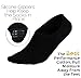 No Show Socks, Perfectday Quality Cotton Socks, 3 Packs Small, Black