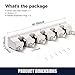 IMILLET Mop and Broom Holder, Wall Mounted Organizer-Mop and Broom Storage Tool Rack with 5 Ball Slots and 6 Hooks (Beige) (One Pack)