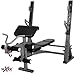 XMark International Olympic Weight Bench with Leg and Preacher Curl Attachment XM-4424.1