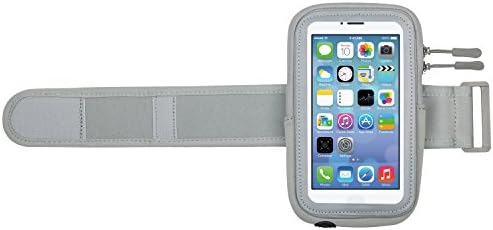 Huaerwen,Arm pack, mobile phone, iphone, running, exercise, outdoor, fitness, waterproof, wrist pack, sport arm pack, fit 5.5size, gray