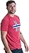 Ann Arbor T-shirt Co. Unisex Adult Norwegian Flag | Vintage Style, Retro-Feel Norway Flag & Lion, XL