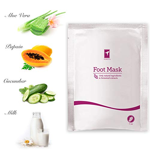 Exfoliating Foot Peel Mask For Softer, Smooth Feet- Gently Peel Away Calluses & Dead Skin, Repair Rough Heels, Get Beautiful Baby Feet in 7 Days (2 Pack)