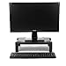 Mind Reader MONSWIV-BLK Rotative Wide Adjustable Risers, Extra Storage, Stand, Desk Organizer, Spinning Monitor, Black, 4 Leg Rotatethumb 3