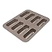 Baoblaze Non-Stick Metallic Hotdog Buns Pan Baking Mold Easy Hot Dog Bread Maker