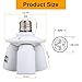 Toplimit 3 in 1 Standard LED Light Bulb Lamp Socket Adapter Splitter Heat-Resistant PBT E26 and E27 86V-240V Light Socket Splitter