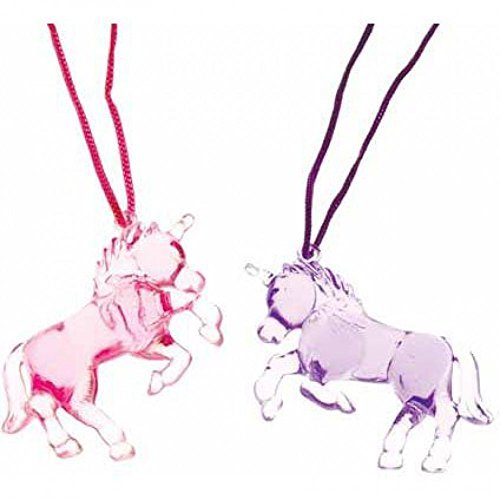 Unicorn necklace 12 ct necklaces (12 per package)