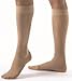 EvoNation Women’s Knee-High Graduated Compression Socks, 20-30 mmHg – Firm Pressure Sheer Socks, Support Stockings Hose, Nude, X-Large