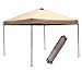 Abba Patio Replacement Top Cover for 10 x 10-Feet Outdoor Instant Folding Canopy, Tan(Frame not Included)