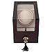 Kendal Top Quality Single Wooden Watch Winder plus 2 Storage with Advanced Control & Reliable Japan Motor W1+2cbk