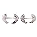 Maggie 1 Pair Chic Retro Wings Nipple Bar Ring Shield Barbell Body Jewelry