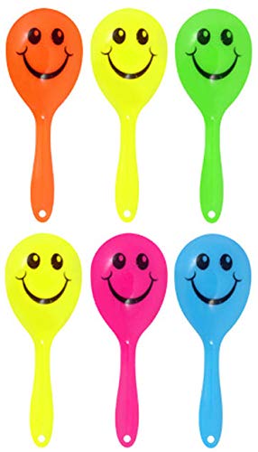 Henbrandt 12 x Mini Smiley Maracas
